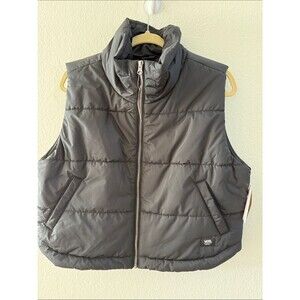 Vans MTE Foundry Puff Vest - Black - Women’s Size Small - Brand New with Tags